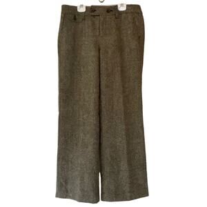 Eddie Bauer women’s tweed wool blend straight leg preppy old money career 10